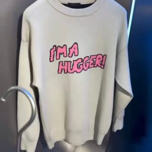 I’m A Hugger! 圓領毛衣