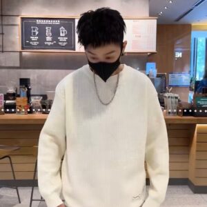 9608# 純色系冬季潮流毛衣